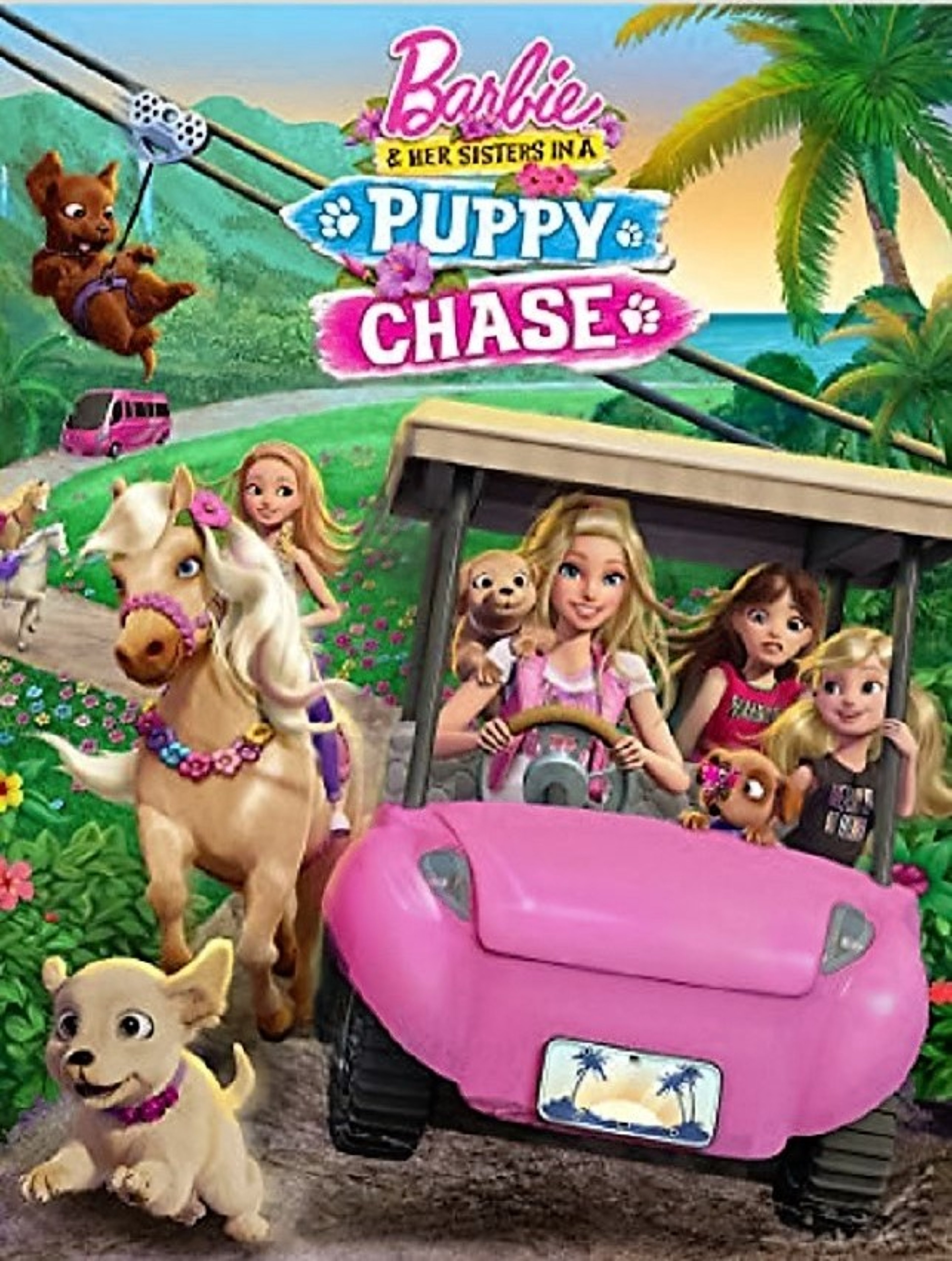 Barbie and Her Sisters in a Puppy Chase (2016) movie poster download