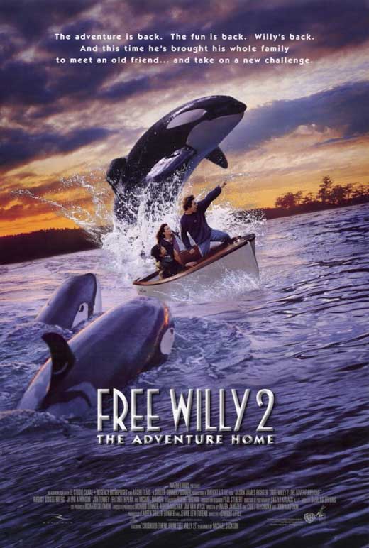 Free Willy 2 The Adventure Home (1995)  movie poster download