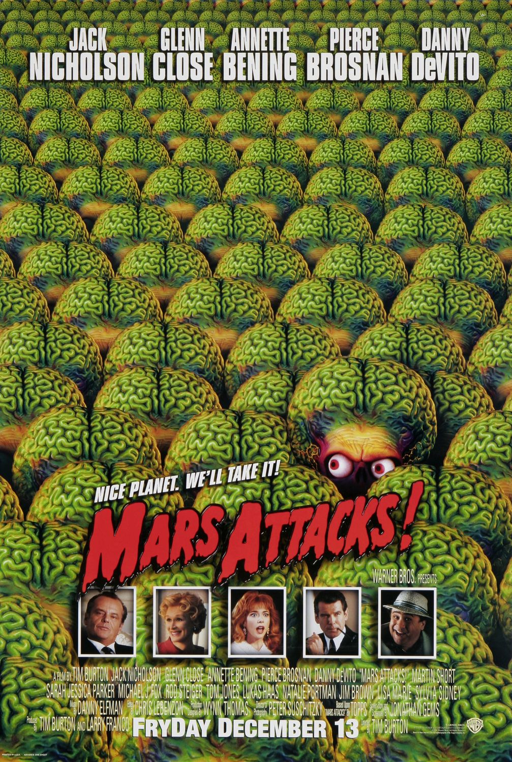 Mars Attacks (1996) movie poster download