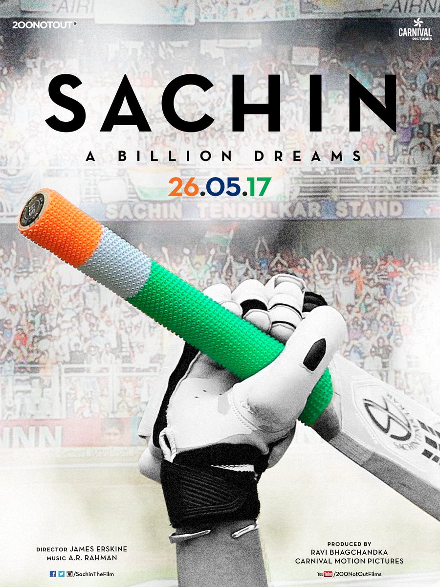 Sachin A Billion Dreams movie poster download