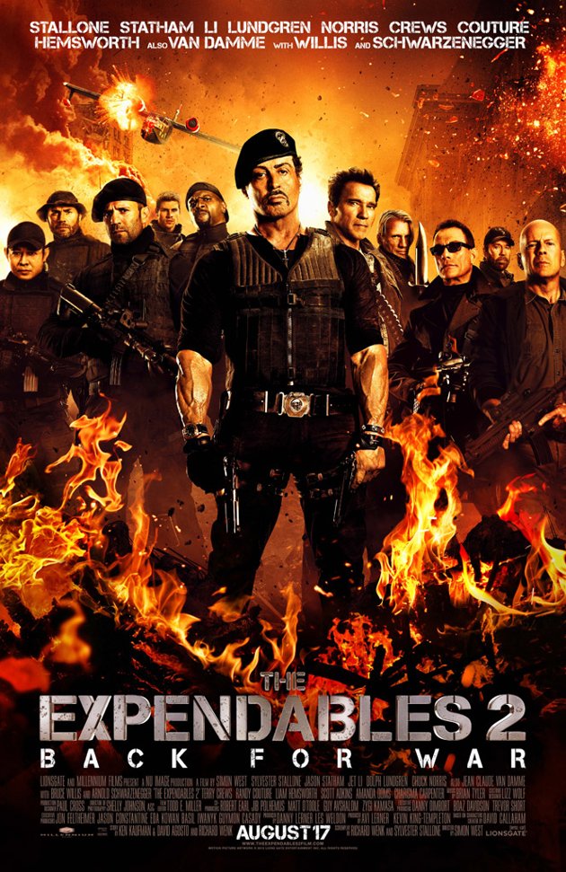 The Expendables 2 (2012) movie poster download