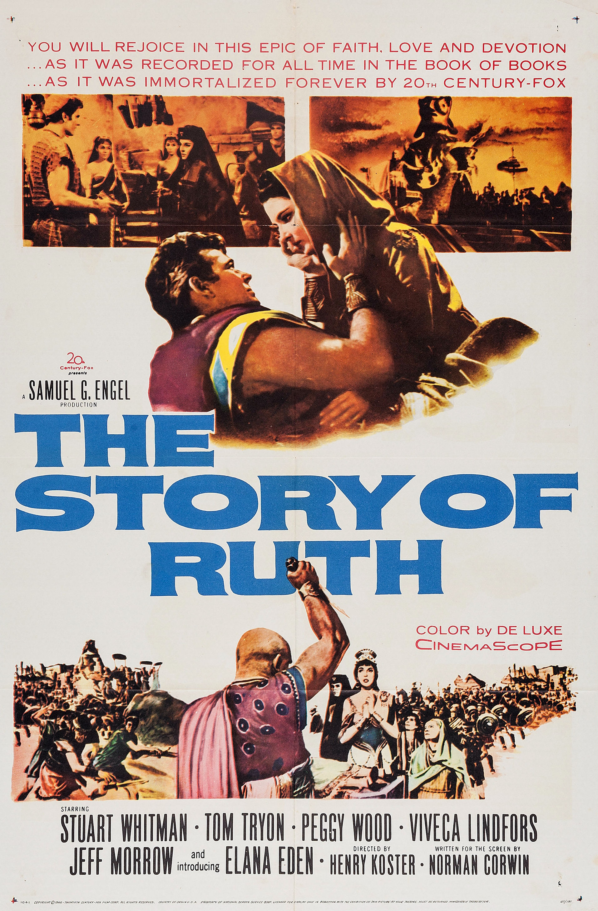 The Story of Ruth (1960) movie poster download